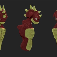 Dragoon. Projekt z dziedziny 3D,  Animacja, Projektowanie gier i Projektowanie graficzne użytkownika Alfredo Porras Lucio - 07.05.2015