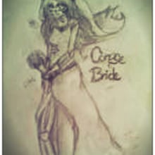 Corpse Bride-FANTART. Design gráfico projeto de Karla Olivas - 13.07.2015