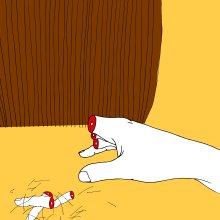 Te dije: córtame medio dedo.. Un proyecto de Ilustración tradicional de María Bravo Guisado - 15.07.2015