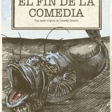 El fin de la comedia. Traditional illustration, and Graphic Design project by Javier López del Río - 07.16.2015