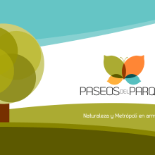 Folleto Paseos del Parque. Een project van  Br, ing en identiteit y Grafisch ontwerp van Fabio Marcelo - 19.07.2015