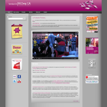 Fundación Promesa (Wordpress). Un proyecto de Diseño gráfico, Diseño Web y Desarrollo Web de Ale Castro - 13.01.2011