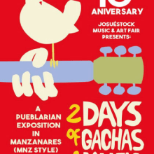 Cartel ROMERIDA 2015 (Woodstock advertisement). Un proyecto de Diseño, Br, ing e Identidad y Diseño gráfico de Natalia Beato Pérez - 21.07.2015