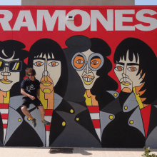 MURAL RaMONES. Architecture project by PACHUCHO PINTOR - 07.26.2015