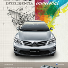 Gráfica - Toyota "Inteligencia Emocional". Advertising, Br, ing, Identit, Cop, and writing project by Gabriel Raimondo - 09.28.2012