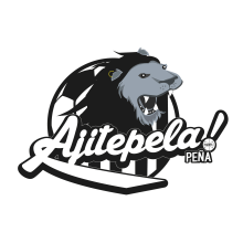 Logotipo para peña AJITEPELAS!. Projekt z dziedziny Design, Trad, c, jna ilustracja, Br, ing i ident, fikacja wizualna, T, pografia i  Kaligrafia użytkownika wee - 28.07.2015