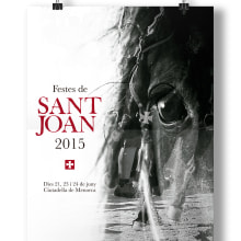 Sant Joan 2015. Fotografia, Direção de arte, Design gráfico, e Design de cartaz projeto de Pili Enrich Pons - 07.05.2015