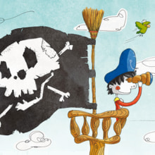 El pirata y su tripulación. Design, Ilustração tradicional, Design de personagens, Artes plásticas, e Escrita projeto de Pablo Manuel M. R. - 30.11.2014