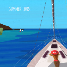Summer 2015. Design, Traditional illustration, and Fine Arts project by Valeria Scaloni - 07.24.2015