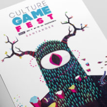Culture Game Fest Ein Projekt aus dem Bereich Traditionelle Illustration, Br, ing und Identität und Grafikdesign von Mi Werta Estudio Creativo - 06.08.2015