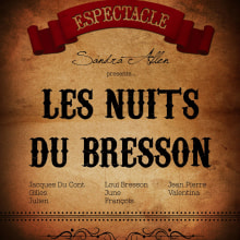 Les nuits du Bresson (interchangeable characters). Traditional illustration, Fine Arts, and Graphic Design project by Sandra Allen - 08.09.2015