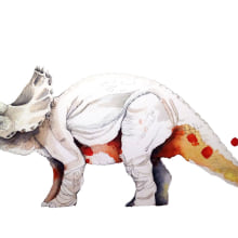 Triceratops. Un proyecto de Bellas Artes de Rocío Gómez Moral - 31.03.2015