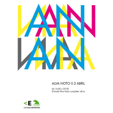 Poster para concierto Casa Encendida. Br, ing & Identit project by Leopoldo Blanco - 01.31.2014
