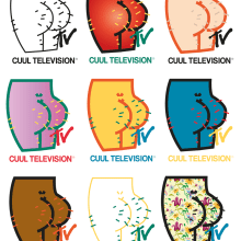Cuul TV. Un proyecto de Diseño, Ilustración tradicional, Br, ing e Identidad y Diseño gráfico de Dani Mañas - 16.08.2015