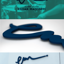 Audio Studio - Edgar Maccoppi. Un proyecto de Br e ing e Identidad de Junior Vendrami - 17.08.2015