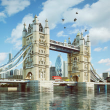 Lego London Bridge. Publicidade, 3D, e Direção de arte projeto de JVG - 22.08.2015