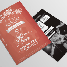 CAMPAÑA - Anna Riu (Barcelona). Un proyecto de Diseño gráfico de Alejandra Martínez Vicaría - 23.08.2015