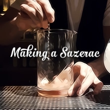 Preparació d'un Sazerac Part 1. Un proyecto de Vídeo de Isaac Peñarroya - 27.08.2015
