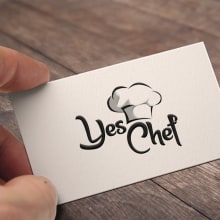 marca para el restaurante yes chef. Br, ing & Identit project by Ignasi Martin - 08.29.2015
