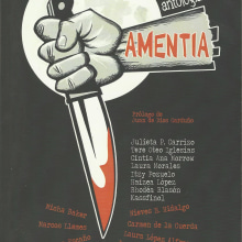 AMENTIA (ilustraciones para los relatos Angustia e Invitados ). Ilustração tradicional projeto de Xavier Miró Inglés - 30.08.2015