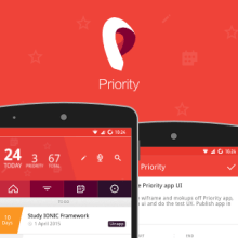 Priority APP. Un proyecto de UX / UI y Diseño interactivo de Jokin Lopez - 01.09.2015