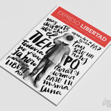 Revista Expreso Libertad. Design editorial, e Design gráfico projeto de Marilina Ramirez - 04.09.2015