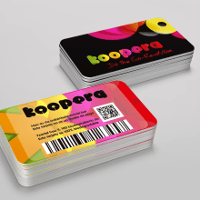 Tarjeta de fidelización para Koopera. Br, ing e Identidade, Design gráfico, e Marketing projeto de Alex Goienetxea - 11.12.2014