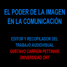 EL PODER DE LA IMAGEN EN LA COMUNICACIÓN Ein Projekt aus dem Bereich Grafikdesign von Gustavo Carrión Pettinari - 06.09.2015