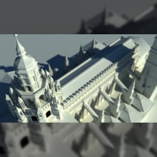 Catedral de Tarazona. 3D projeto de Raúl Navas Martínez - 07.09.2015