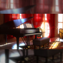 Piano. Un proyecto de 3D de Raúl Navas Martínez - 07.09.2015