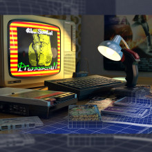 ZX Spectrum. 3D projeto de Raúl Navas Martínez - 07.09.2015