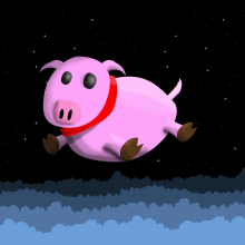 Flying Porky . Character Design project by jorgelorenzohdz - 09.08.2015