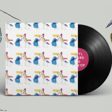 Packaging //  Vinyl // Pattern // Mockup(Graphic Burger). Un proyecto de Ilustración tradicional, Diseño gráfico, Packaging y Diseño de producto de Joana - 09.09.2015