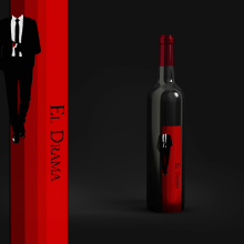 Vino " El Drama". Design de produtos projeto de Rafael Miranda - 14.09.2015