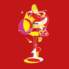 CAMPARI TONIC. Traditional illustration project by Aitor Lains Mendez - 07.22.2015