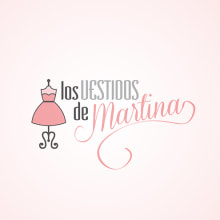 Imagen corporativa, Los vestidos de Martina. Un proyecto de Diseño gráfico de Ebenezer Sivianes - 14.09.2015