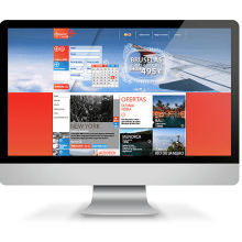 Web Agualuz Viajes. Un projet de UX / UI , et Webdesign de Alberto Miranda - 16.09.2015
