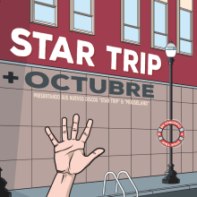 Poster de presentación "Star Trip". Een project van Traditionele illustratie y Grafisch ontwerp van Chema Castaño - 16.09.2015