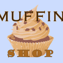 Diseño de imagen "Muffin shop".. Un proyecto de Diseño de Cienwebs - 20.09.2015