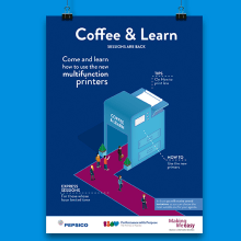 Cofee & Learn. Design gráfico projeto de blanca palomera - 20.09.2015