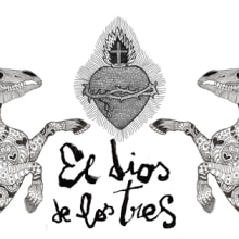 Banner publicitario para el Dios de los Tres. Un proyecto de Ilustración tradicional de Javier Navarro Romero - 22.09.2015