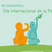 Una imagen para el día de la Paz. Un proyecto de Ilustración y Diseño gráfico de Carmela Sanchez Nadal - 22.09.2015