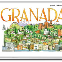 Libro de acuarelas de Granada Ein Projekt aus dem Bereich Traditionelle Illustration von JOAQUIN GONZALEZ DORAO - 22.09.2015