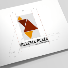 Villena Plaza. Identidad Corporativa. Br, ing, Identit, Graphic Design, and Web Design project by Diego Equis De - 09.22.2015