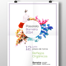 Cartel Pasarela Barreira 2014. Design gráfico projeto de Carlos Juan Vera Clemente - 25.09.2015