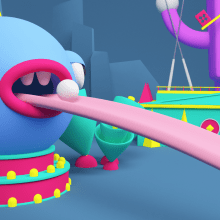GSG 5 Second Project - Mini Golf. Motion Graphics, 3D, Animation, and Character Design project by Albert Carruesco - 09.26.2015