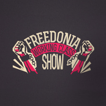 Freedonia. Logo Working Class Show. Design, Br, ing, Identit, Fine Arts, Graphic Design, and Logo Design project by Roberto García - 09.27.2015