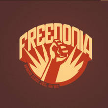 Freedonia. Logo. Br, ing, Identit, Fine Arts, Graphic Design, and Logo Design project by Roberto García - 09.27.2015