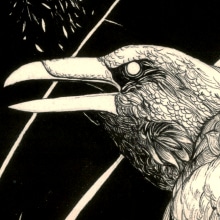 Black wings, black words. Un proyecto de Ilustración tradicional de Álvaro Cubero González - 27.09.2012