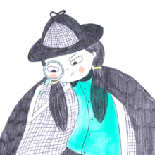 Diseño de personaje. Ilustração tradicional, e Design de personagens projeto de Sonia Rico - 28.09.2015
